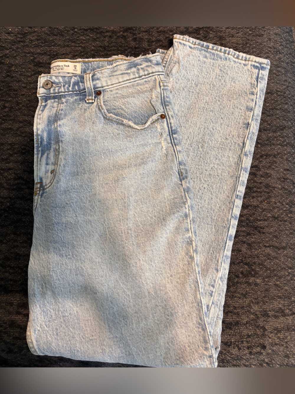 Abercrombie & Fitch 90’’s straight ultra high rise jeans